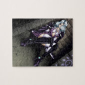 Anime Warrior Girl Legpuzzel (Horizontaal)