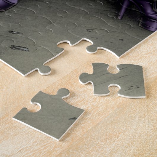 Anime Warrior Girl Legpuzzel (Zijkant)