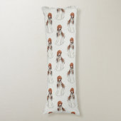 Anime Web Girl Manga Pattern Design Lichaamskussen (Voorkant Verticaal)
