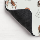 Anime Web Girl Manga Pattern Design Muismat (Hoek)