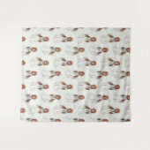 Anime Web Girl Manga Pattern Design Wandkleed (Voorkant (horizontaal))