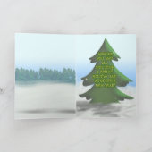 Anime Wee Deer Feestdagen Kaart (Binnen)