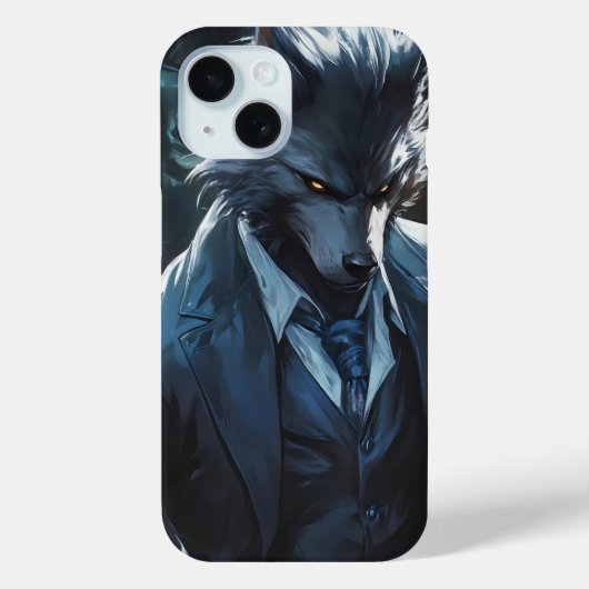 Anime Werewolf Gentleman Case-Mate iPhone Case (Achterkant)