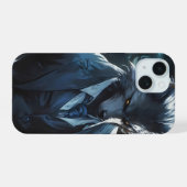 Anime Werewolf Gentleman iPhone 15 Case (Achterkant horizontaal)