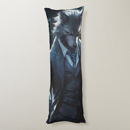 Anime Werewolf Gentleman Lichaamskussen (Achterkant (Verticaal))