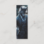 Anime Werewolf Gentleman Mini Visitekaartje (Achterkant)