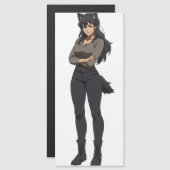 Anime Werewolf Woman (Voorkant / Achterkant)
