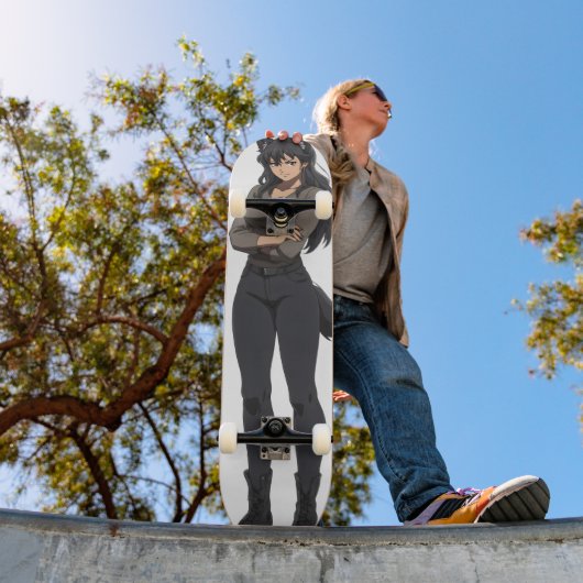 Anime Werewolf Woman Persoonlijk Skateboard (Buiten 1)
