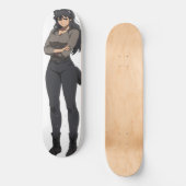 Anime Werewolf Woman Persoonlijk Skateboard (Voorkant)