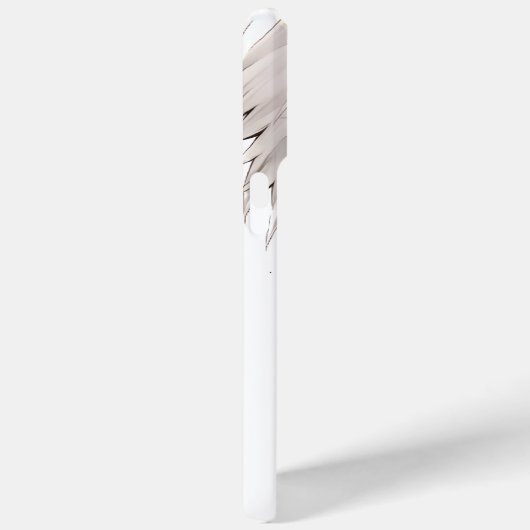 Anime White Hair Character iPhone 15 Pro Max Case  (Achterkant / Rechts)