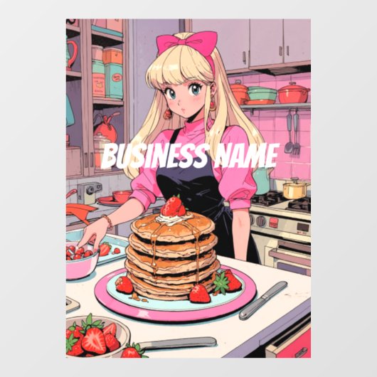 Anime Window Cling Raamsticker (Vel)