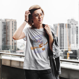 Anime Witch Girl in Broom T-shirt