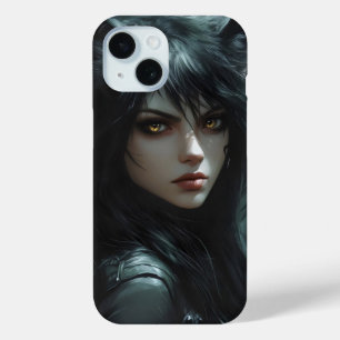 Anime Wolf Girl iPhone 15 Case