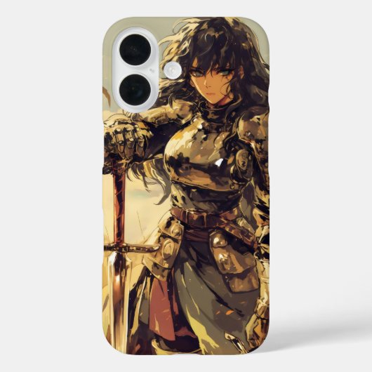 Anime Woman Knight Fantasy Case-Mate iPhone Case (Achterkant)
