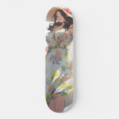 Anime Woman Plus Size Persoonlijk Skateboard (Voorkant)