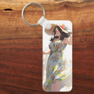 Anime Woman Plus Size Sleutelhanger