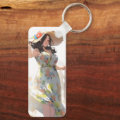 Anime Woman Plus Size Sleutelhanger (Achterkant)