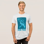 Anime-workout met Divine Power Design - Energie Fi Tri-Blend Shirt (Voorkant volledig)