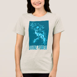 Anime-workout met Divine Power Design - Energie Fi Tri-Blend Shirt