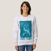 Anime-workout met Divine Power Design - Energie Fi Trui (Voorkant volledig)