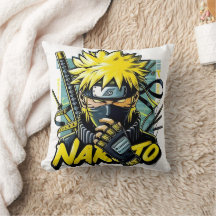 Anime Worp Kussen – Dappere Held Met Felgele Haren