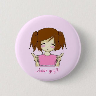 Anime Yay!! knoop Ronde Button 5,7 Cm