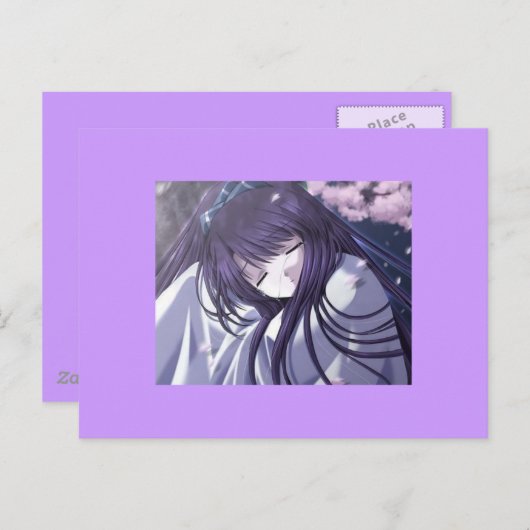 anime yuki briefkaart (Voorkant / Achterkant)