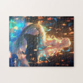 Anime Zeemeermin Meisje Fantasy Kunst Legpuzzel (Horizontaal)