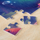 Anime Zeemeermin Meisje Fantasy Kunst Legpuzzel (Zijkant)