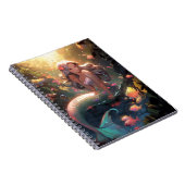 Anime Zeemeermin Meisje Fantasy Kunst Notitieboek (Rechterzijde)