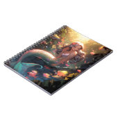 Anime Zeemeermin Meisje Fantasy Kunst Notitieboek (Linkerzijde)