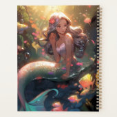 Anime Zeemeermin Meisje Fantasy Kunst Planner (Achterkant)