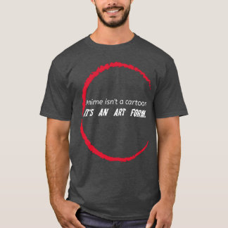 Anime zins meisje t-shirt
