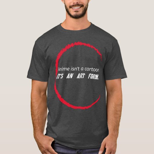 Anime zins meisje t-shirt (Voorkant)