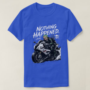 Anime Zwaardmeester Motorrijder T-shirt
