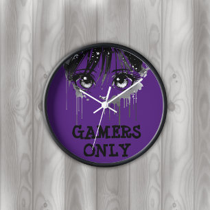 Anime Zwart & grijs Gezicht Monogram  