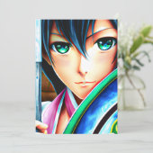 Animeer de klassieke Japanse stijl Kaart (Staand voorkant)