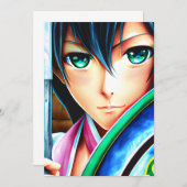 Animeer de klassieke Japanse stijl Kaart (Voorkant / Achterkant)