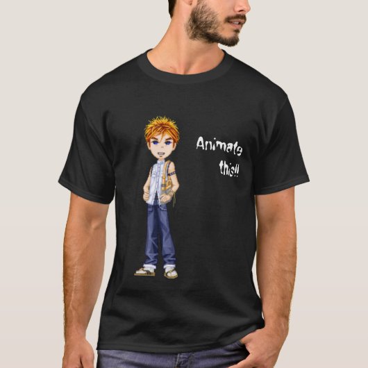 Animeer dit t-shirt (Voorkant)