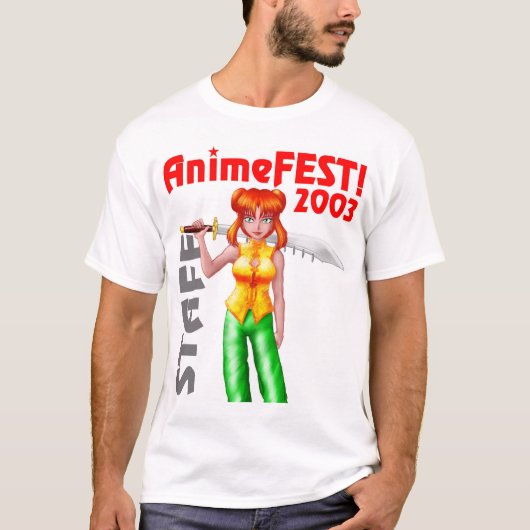 AnimeFEST! Personeel T-Shirt 2003 (Voorkant)