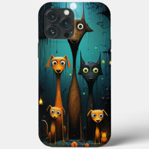 Animehondenfamilie Kunst Cute Cartoon Puppy Case-Mate iPhone Case
