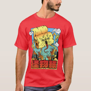 Animeoilet Papier Monster Anime Liefhebber Otaku c T-shirt