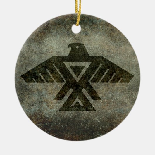 Animikii Thunderbird Keramisch Ornament (Voorkant)