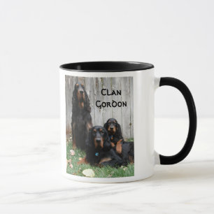 Animo Non Astutia, Gordon Setter Keramische Mok