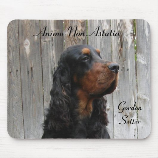 Animo Non Astutia, Gordon Setter Muismat (Voorkant)