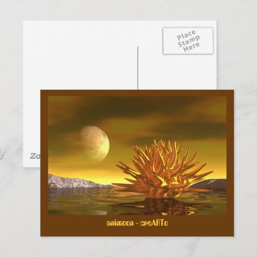 animoon briefkaart (Voorkant / Achterkant)