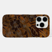Anini Beach Faux Wood Hawaiian Elm Case-Mate iPhone Case (Achterkant (horizontaal))