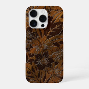 Anini Beach Faux Wood Hawaiian Elm iPhone 16 Pro Hoesje