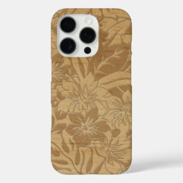 Anini Beach Faux Wood Hawaiian Maple iPhone 16 Pro Hoesje