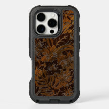 Anini Beach Hibiscus Floral Faux Wood